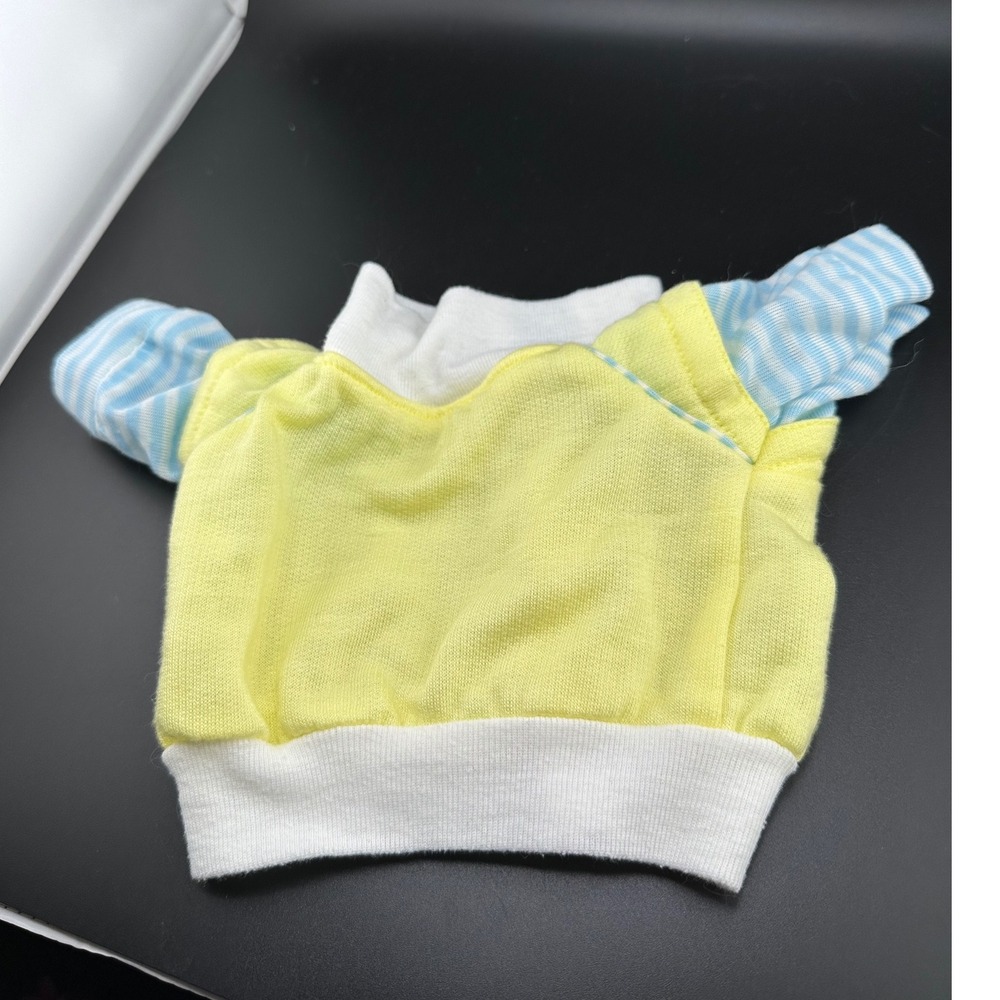 Cabbage Patch Kids Coleco Track Suit Top Yellow Blue Stripes OK Factory 18H 80s